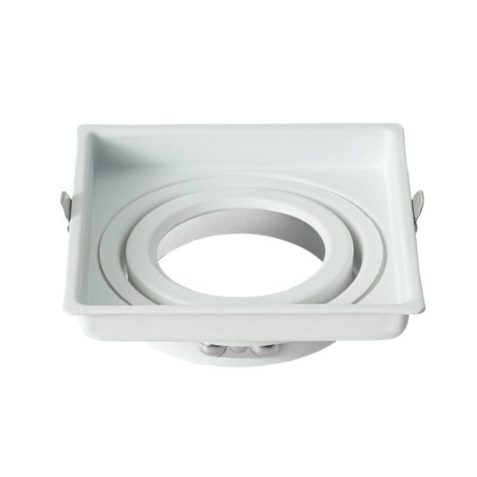 Spot Embutir Nordecor Loyo Pro Alumínio Quadrado 1L PAR20 Branco 111x111x40mm 80037