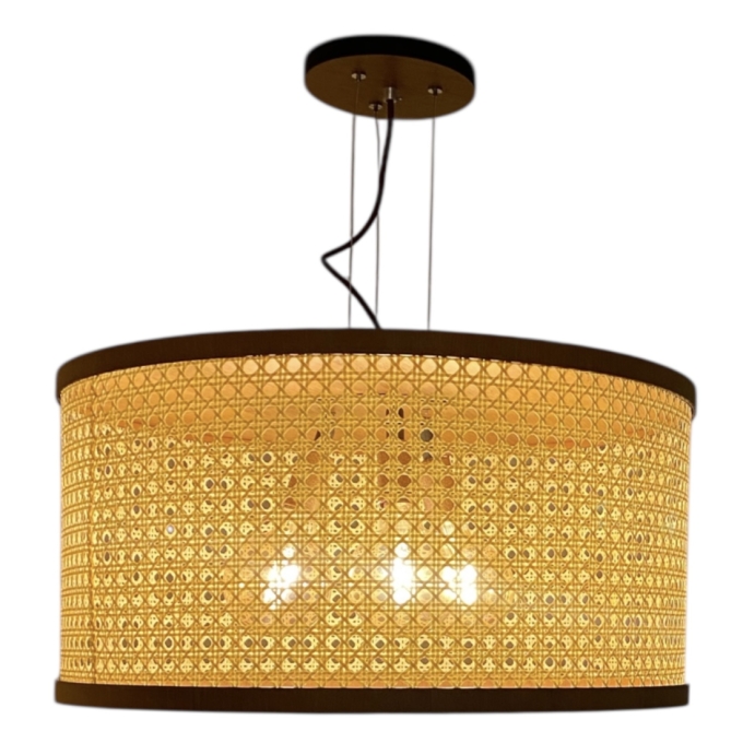 Pendente Classic Lar Palha Sextavada 1L E27 Ø550x280mm 1391