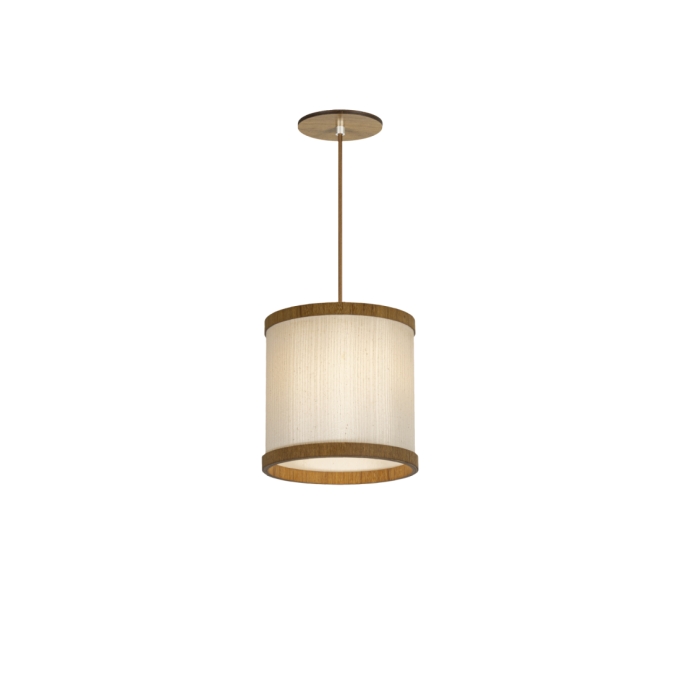Pendente Classic Lar Soft C2020 Madeira 1L E27 Ø200x200mm 1091

