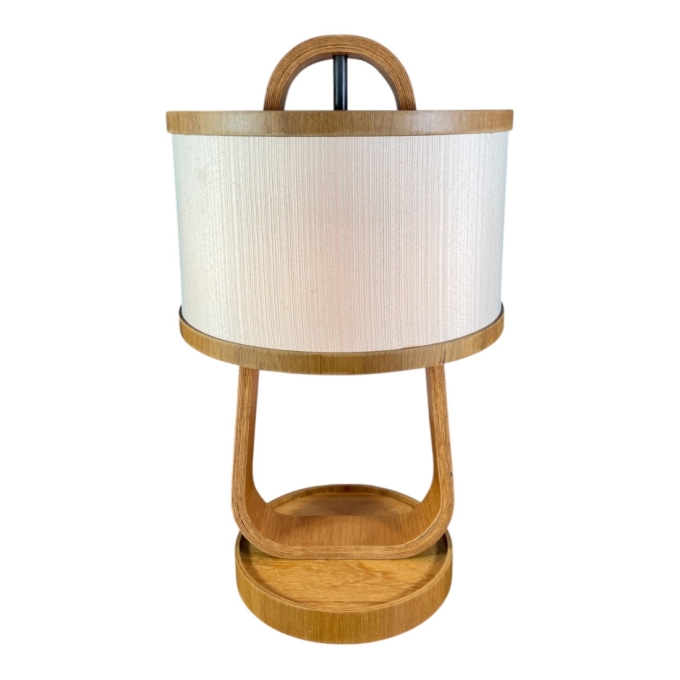 Abajur Classic Lar Silué Trapezoidal Orgânico Clássico 1L E27 Ø300x480mm 1389