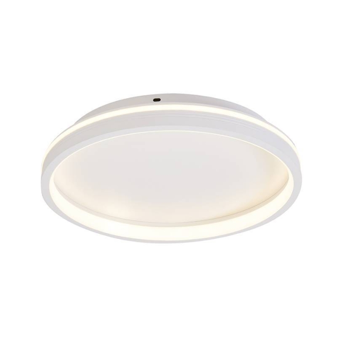 Plafon Nordecor Glyn 32 watts Multitemperatura Branco Ø400x70mm 90024