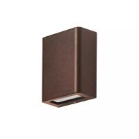 Arandela Germany Fussen Alumínio Marrom Gold e Vidro 1L G9 IP43 130x100x50mm 15120410-12