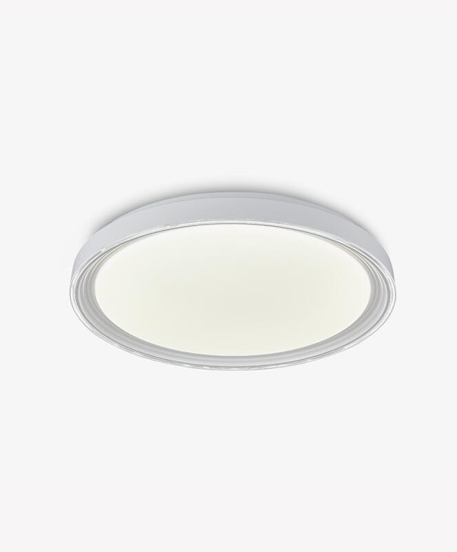 Plafon Opus Fusion Branco 36 watts 3000K - 6500K Bivolt  Ø495X70mm OPS 89078