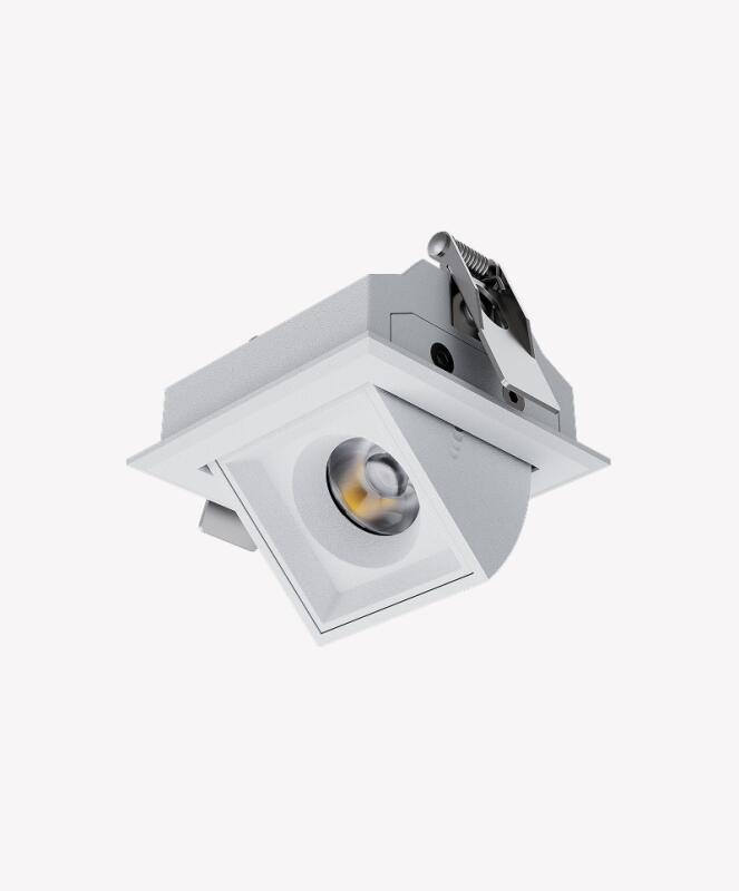 Spot Embutir Opus LED Soul Direcionável 5 watts 2700K IRC90 24° IP20 54×54×40.5mm Branco OPS 01597