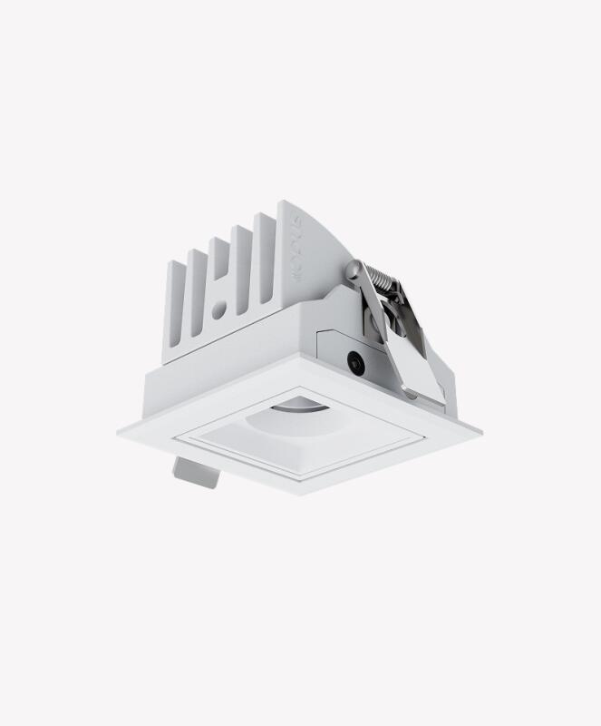 Spot Embutir Opus LED Soul Direcionável 5 watts 2700K IRC90 24° IP20 54×54×40.5mm Branco OPS 01597