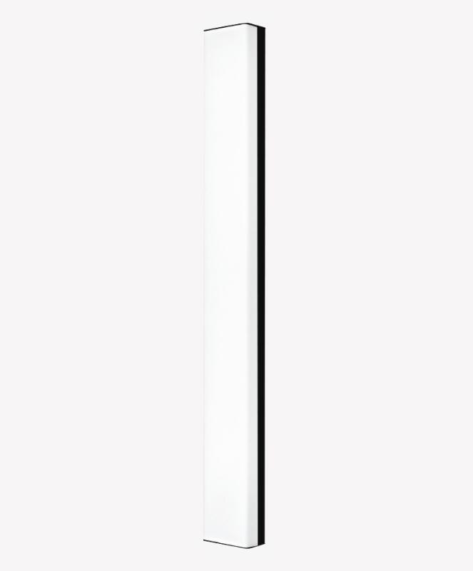 Luminária LED Opus Flat 125° IP20 18 watts 4000K 590x60x36mm Preto OPS 89818