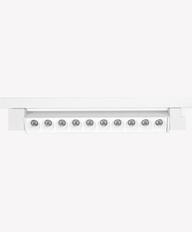 Luminária de trilho Opus Foco 24° IP20 20 watts 3000K  345 x 34mm Branco OPS 84523