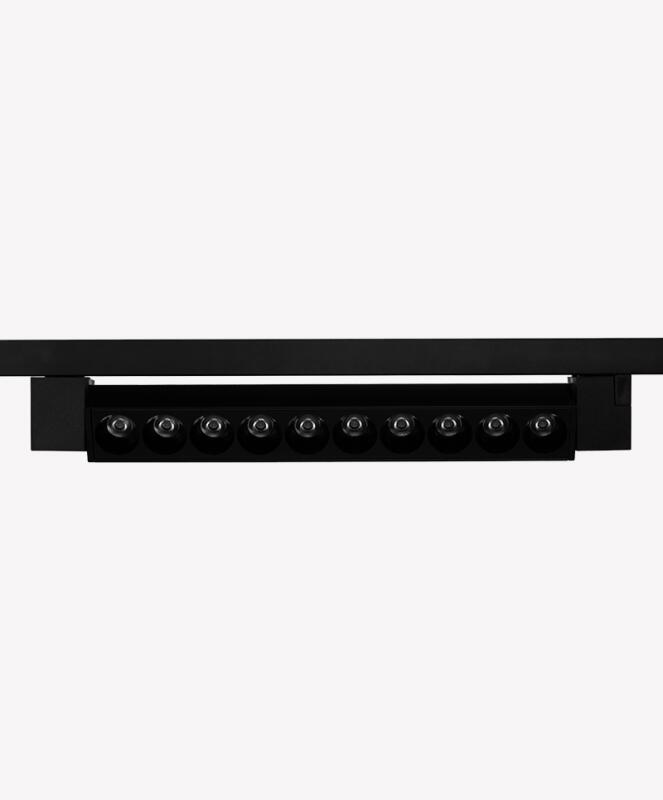 Luminária de trilho Opus Foco 24° IP20 20 watts 3000K   340 x 34mm PRETO OPS 84530