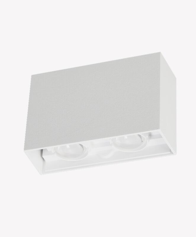 Arandela Opus Clessidra QUAD 4W 3000K 40° Branco  118x75x40mm OPS 88507