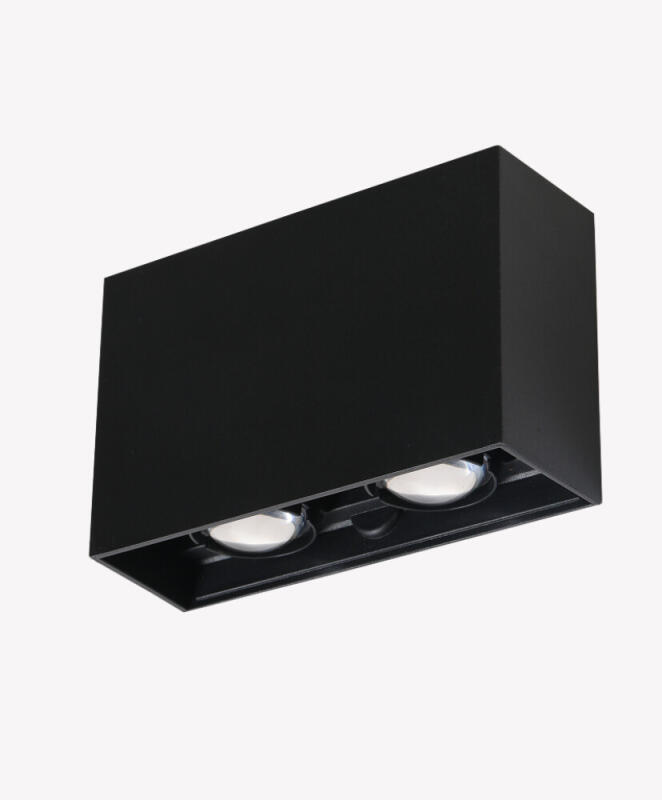 Arandela Opus Clessidra QUAD 4W 3000K 40° Preto 118x75x40mm OPS 88514