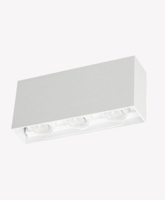 Arandela Opus Clessidra QUAD 6W 3000K 40° Branco   168x75x40mm OPS 88521