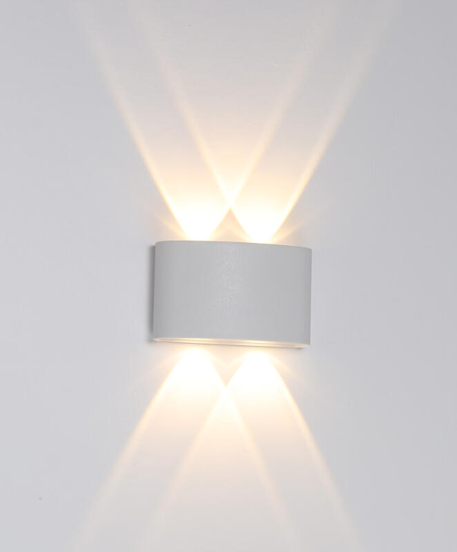 Arandela Opus Clessidra Oval 4W 3000K 40° Branco 124×43×75mm OPS 36298