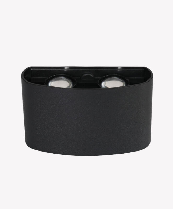 Arandela Opus Clessidra Oval 4W 3000K 40° Preto 124×43×75mm OPS 36304