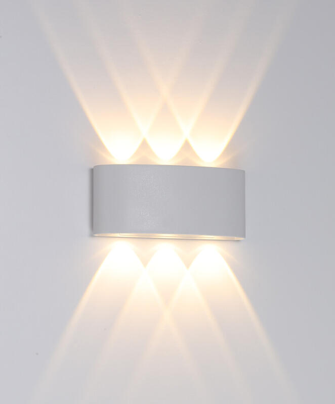 Arandela Opus Clessidra Oval 6W 3000K 40° Branco  172×43×75mm OPS 31385