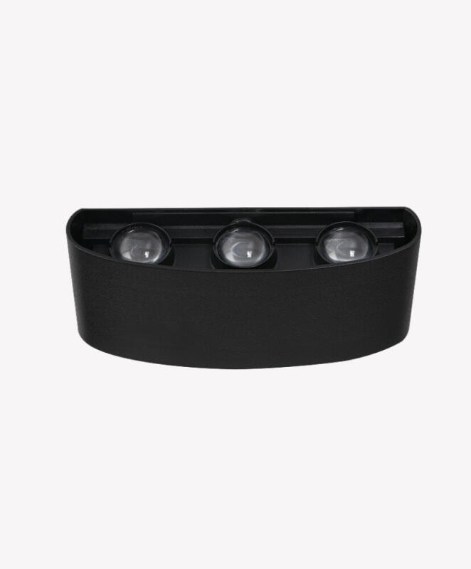 Arandela Opus Clessidra Oval 6W 3000K 40° Preto 172×43×75mm OPS 39336