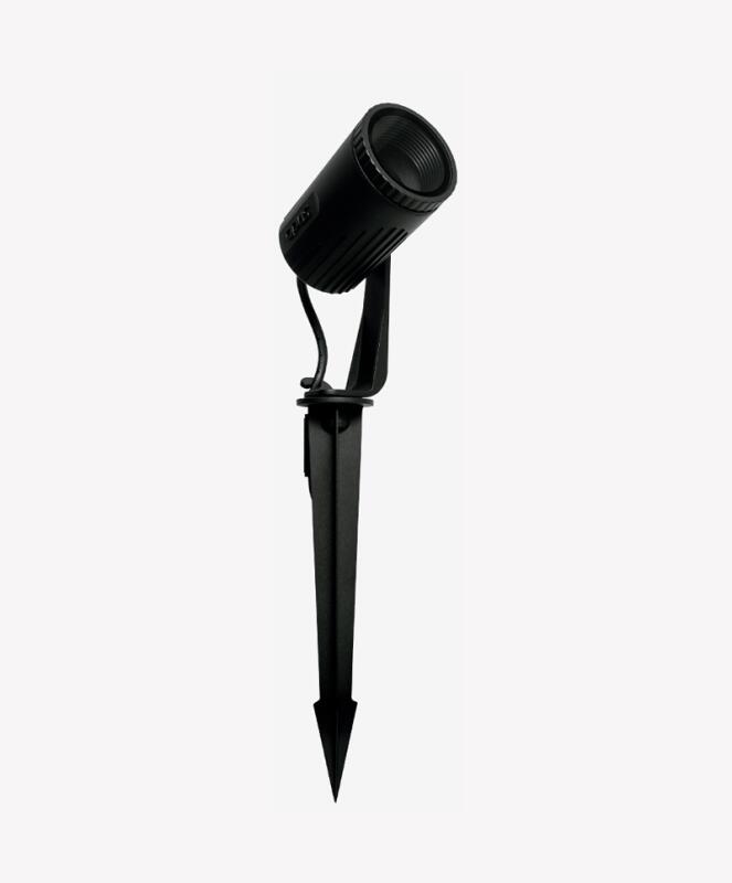 Espeto Opus Darwin 15W 3000K IP67 IRC90 15° a 45° Preto 70×120×483mm OPS 89559