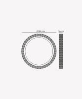 Plafon Sobrepor Opus Sagitta 12 Watts 3000K Bivolt  Ø280x70mm OPS 36052