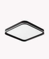 Plafon Opus HD Border Preto 40 watts 3000K 6500K Bivolt 400x400mm OPS 00330