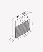 Balizador Opus Case Branco 0,8 Watts IP20 3000K / 4000K / 6000K  80×15×75mm OPS 81256