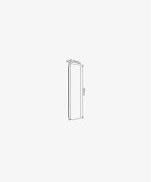  Arandela Opus Trapezio 6W 3000K 220° Branco   25x75x300mm OPS 39794