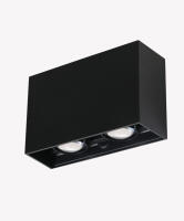 Arandela Opus Clessidra QUAD 4W 3000K 40° Preto 118x75x40mm OPS 88514