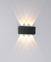 Arandela Opus Clessidra QUAD 6W 3000K 40° Preto 168x75x40mm OPS 88538