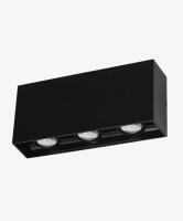 Arandela Opus Clessidra QUAD 6W 3000K 40° Preto 168x75x40mm OPS 88538