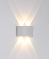 Arandela Opus Clessidra Oval 4W 3000K 40° Branco 124×43×75mm OPS 36298
