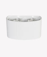 Arandela Opus Clessidra Oval 4W 3000K 40° Branco 124×43×75mm OPS 36298