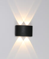Arandela Opus Clessidra Oval 4W 3000K 40° Preto 124×43×75mm OPS 36304