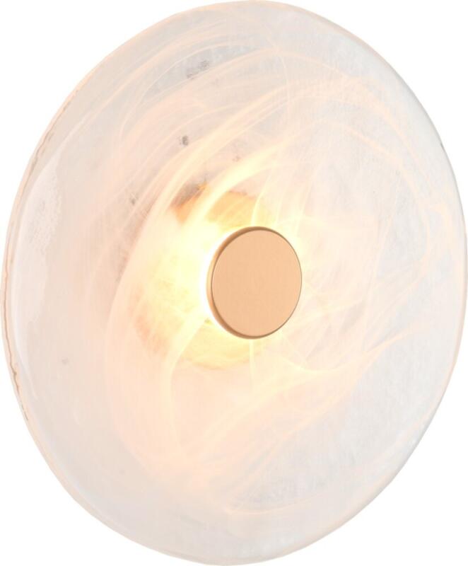 Arandela Skylight Earth Dourado e Vidro Smoke 6 watts 3000K 300mm Bivolt SKY-4127M-ARDO