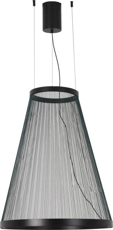 Pendente Skylight Blis Preto e Fios Verde 50 Watts 3000K Bivolt 250x550x710mm SKY-4125