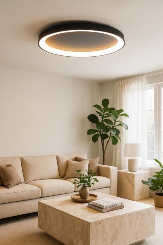 Plafon Skylight Range Preto 56 watts 3000K Bivolt 1000x90mm SKY-4117L-PT
