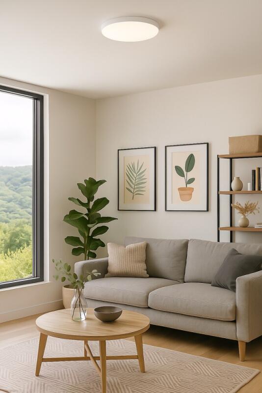 Plafon Skylight Kombat Branco 32 watts 3000K Bivolt 470x50mm SKY-4130-47BR