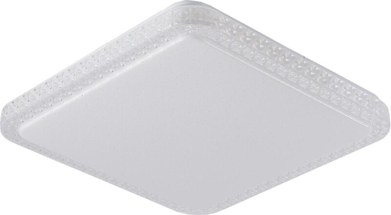 Plafon Skylight Joy Quadrado Branco 36 watts 3000K Bivolt 440x440x50mm SKY-4037Q