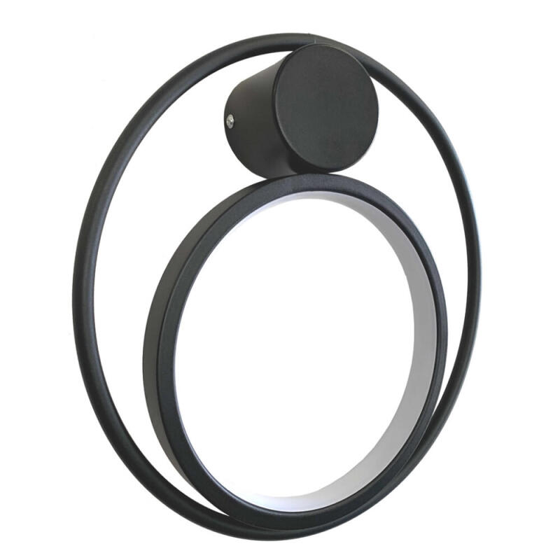 Arandela Skylight Ilusion Preto Articulada 8 Watts 3000K Bivolt Ø280xØ200x60mm SKY-4032AR-PT