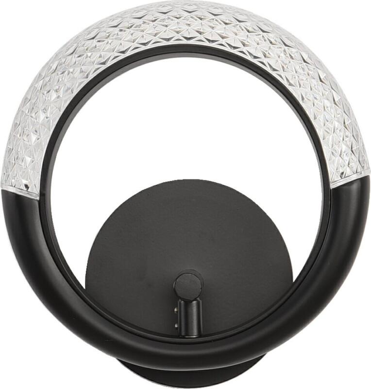 Arandela Skylight Diamond Preto 10 Watts 3000K Bivolt 210x110mm SKY-3097AR-PT