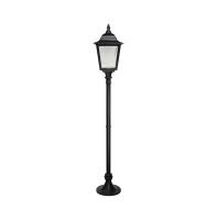 Poste Ideal Colonial Quadrado Capri Alumínio e Termoplástico e Difusor Termoplástico 1x E27 VL-15