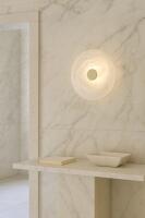 Arandela Skylight Earth Dourado e Vidro Smoke 6 watts 3000K 300mm Bivolt SKY-4127M-ARDO