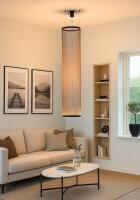 Pendente Skylight Blis Preto e Fios Bronze 30 Watts 3000K Bivolt 370X1930mm SKY-4123