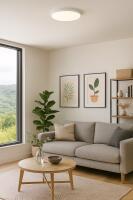 Plafon Skylight Kombat Branco 24 watts 3000K Bivolt 370x50mm SKY-4130-37BR