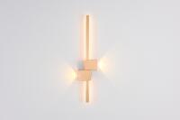 Arandela Skylight Turim Dourado 16 watts 3000K Bivolt 140X800mm    SKY-4114GDO