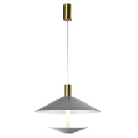 Pendente Skylight Basket Silver Matte e Dourado 5 Watts 3000K Bivolt 510x370mm SKY-4104SL