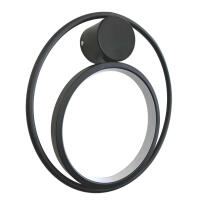 Arandela Skylight Ilusion Preto Articulada 8 Watts 3000K Bivolt Ø280xØ200x60mm SKY-4032AR-PT