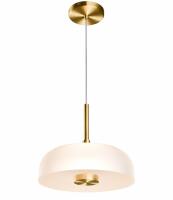 Pendente Spotline Dalli Champagne e Vidro Leitoso 5 Watts 3000k Bivolt 228x228x95,8mm 1182/1