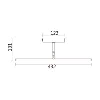 Arandela Spotline Joy Linear Com Interruptor 3 Watts 3000K Bivolt 131,2x432x24,7mm 1212/43