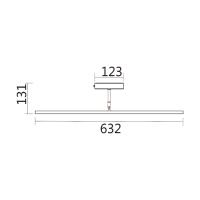 Arandela Spotline Joy Linear Com Interruptor 4 Watts 3000K Bivolt 131,2x632x24,7mm 1212/63