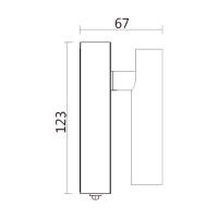 Arandela Spotline Core Com Interruptor 2 Watts 3000K  67x32,4x123mm 1154/1